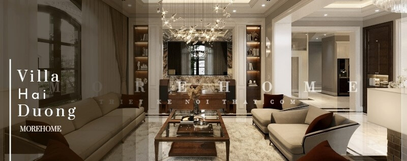  Thiết kế biệt thự tại Hải Dương phong cách tân cổ điển sang trọng